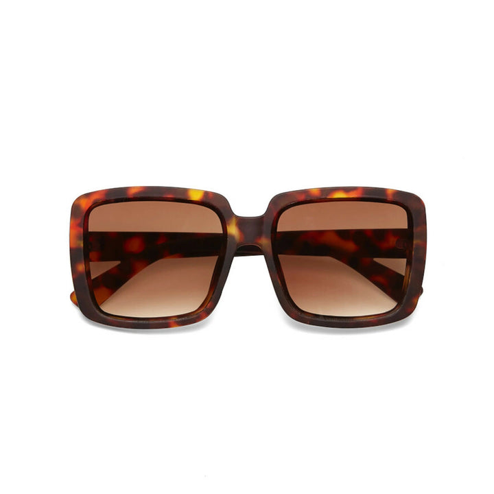 Okkia Zonnebril Alessia Big Square Shape - Classic Havanna Brown - Luxedy