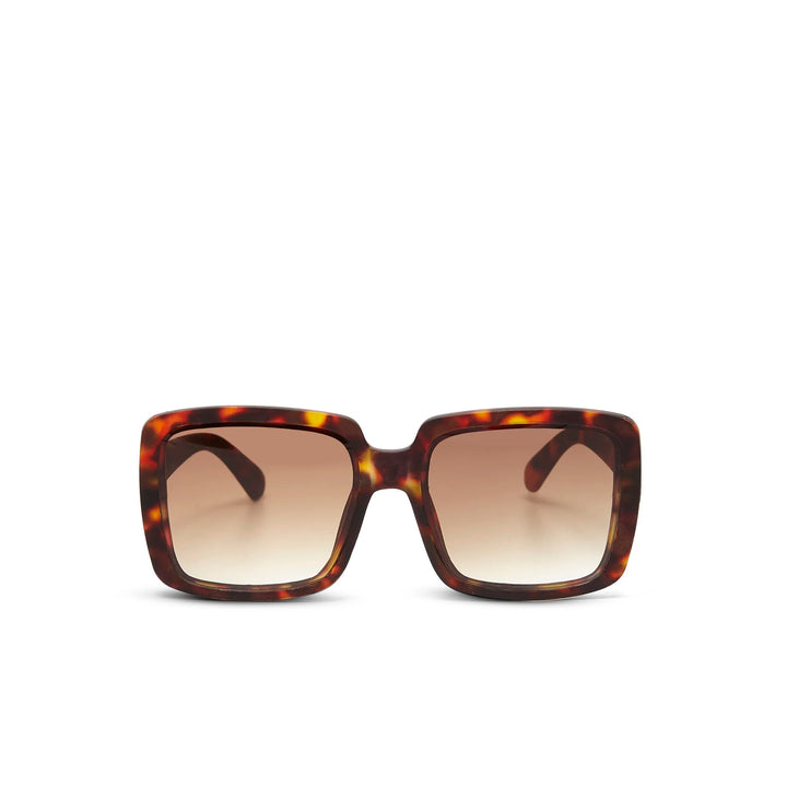 Okkia Zonnebril Alessia Big Square Shape - Classic Havanna Brown - Luxedy
