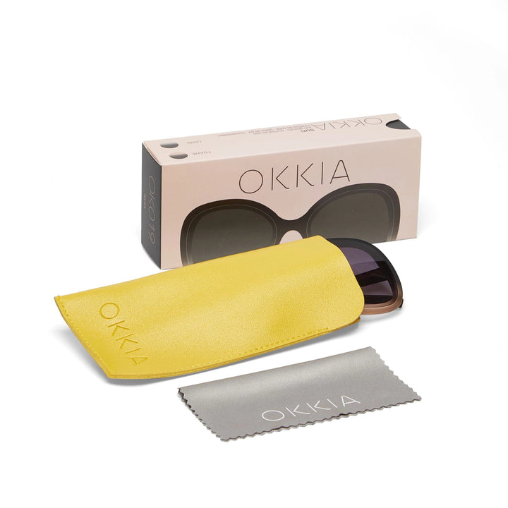 Okkia Zonnebril Anna Butterfly Shape - Black/Pink - Luxedy
