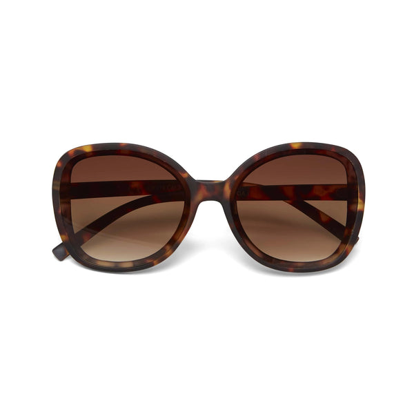 Okkia Zonnebril Anna Butterfly Shape - Classic Havana Brown - Luxedy