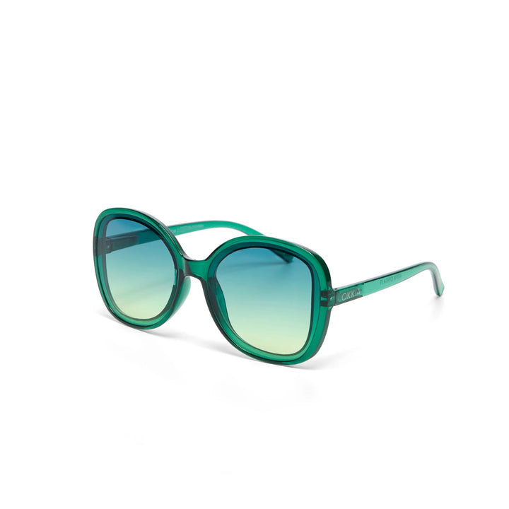 Okkia Zonnebril Anna Butterfly Shape - Transparant Green - Luxedy