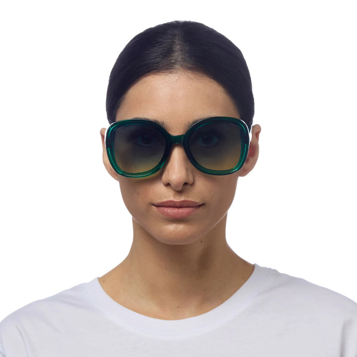 Okkia Zonnebril Anna Butterfly Shape - Transparant Green - Luxedy