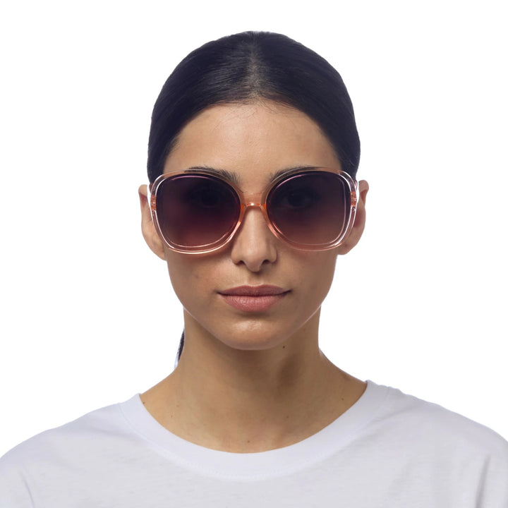 Okkia Zonnebril Anna Butterfly Shape - Transparant Pink - Luxedy