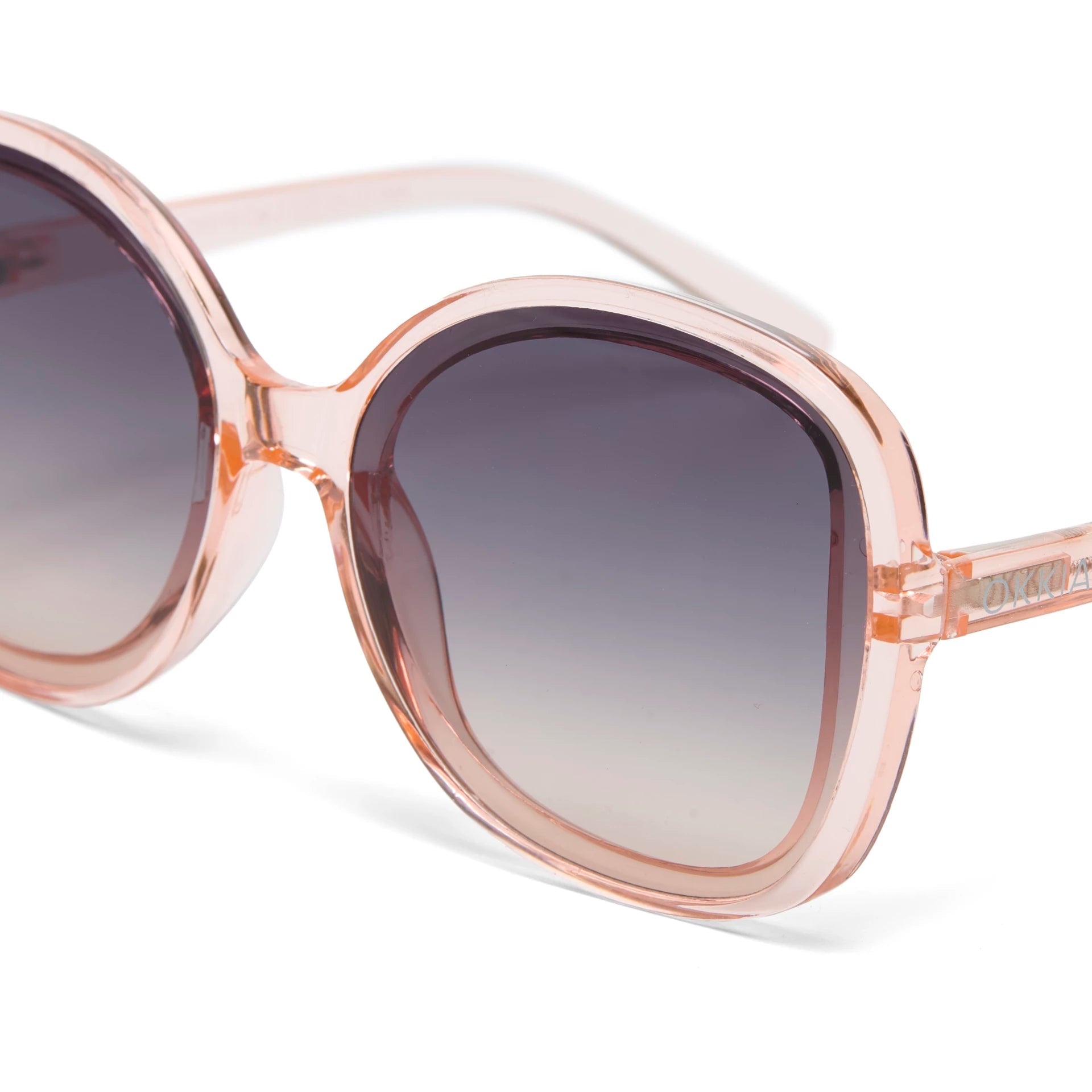 Okkia Zonnebril Anna Butterfly Shape - Transparant Pink - Luxedy
