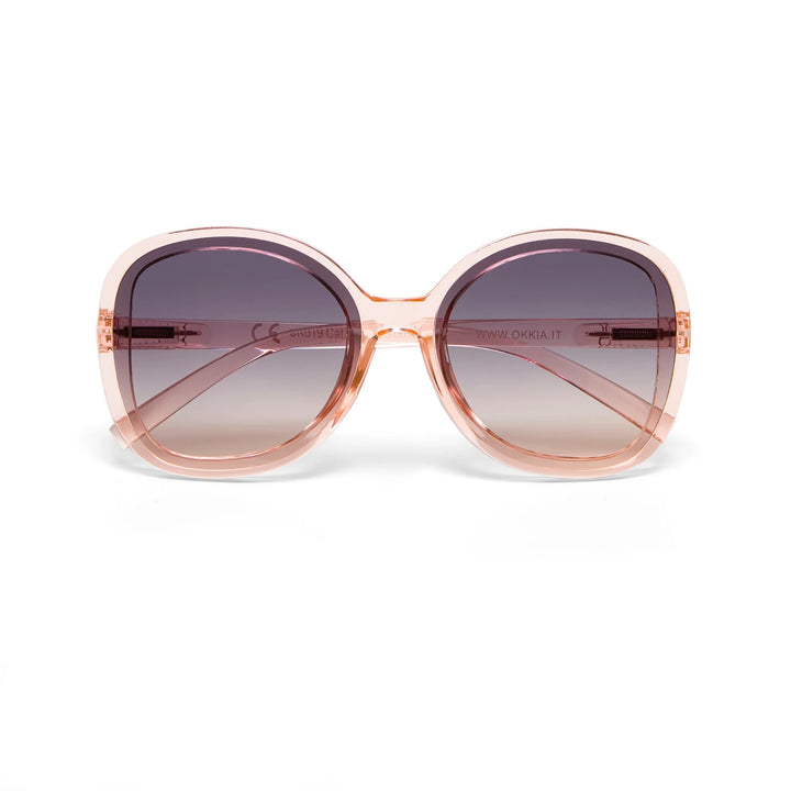 Okkia Zonnebril Anna Butterfly Shape - Transparant Pink - Luxedy