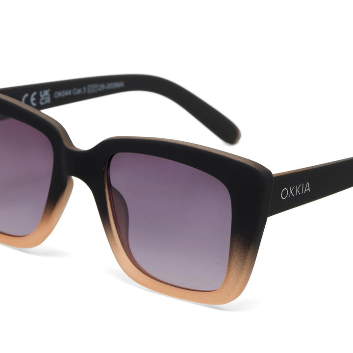 Okkia Zonnebril Elba Cateye Shape - Black Rose - Luxedy