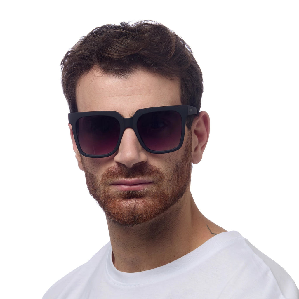 Okkia Zonnebril Roma Big Square Shape - Black - Luxedy