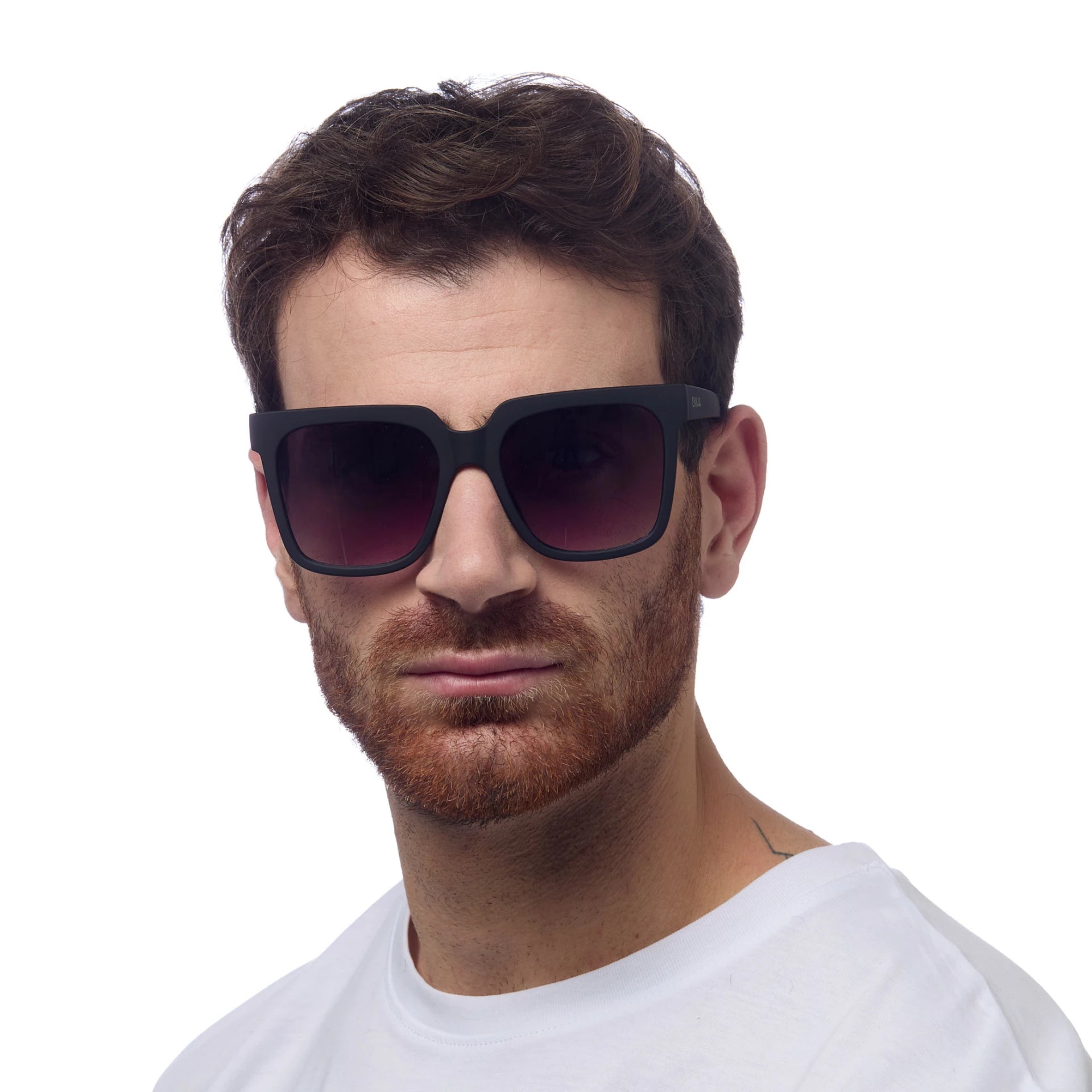 Okkia Zonnebril Roma Big Square Shape - Black - Luxedy