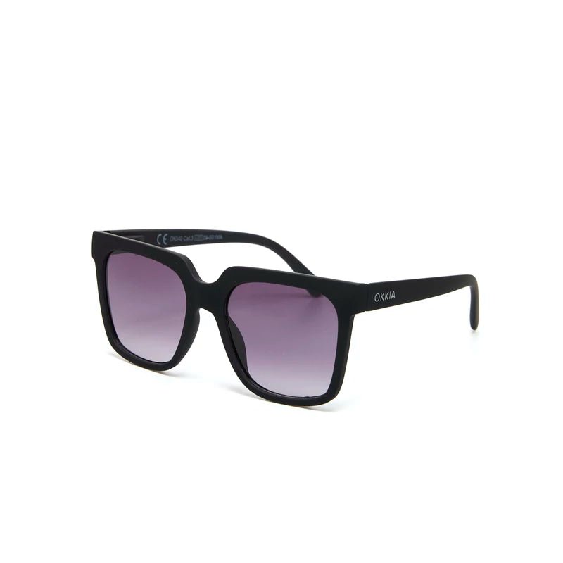 Okkia Zonnebril Roma Big Square Shape - Black - Luxedy
