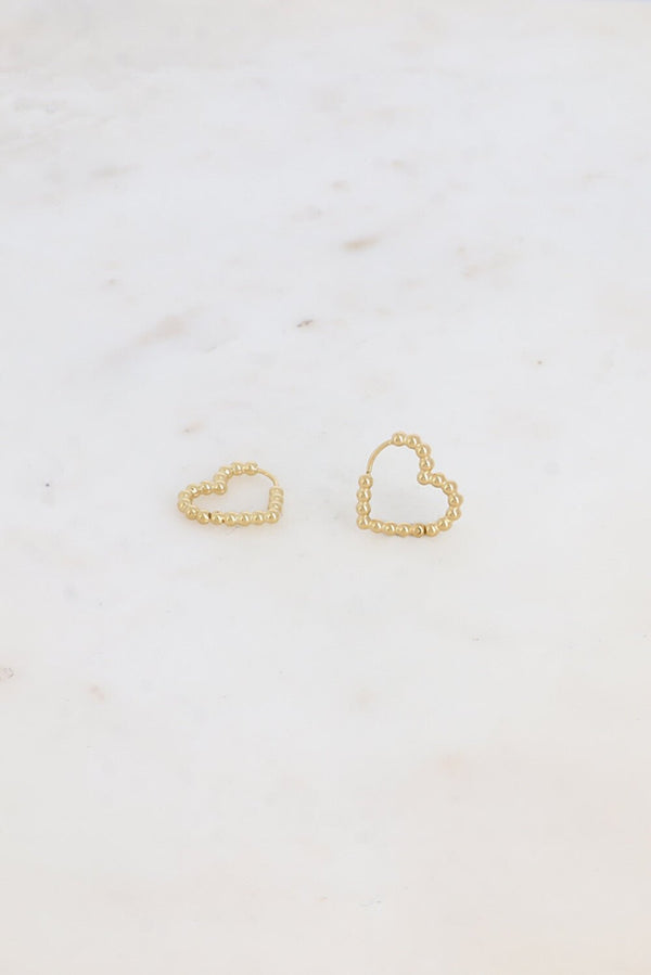 Oorbellen - Alissa Dotted Hearts - Luxedy