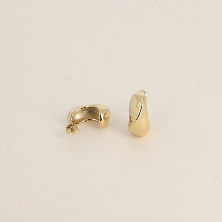 Oorbellen - Daisy Hoop Gold - Luxedy