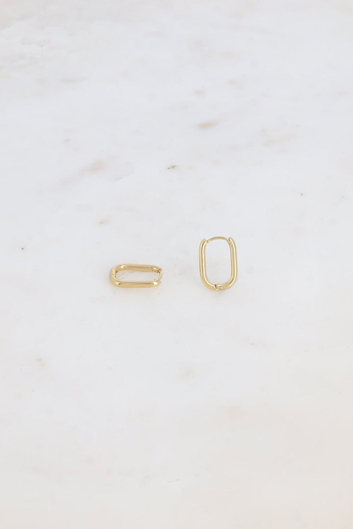 Oorbellen - Jill Oval Hoops - Luxedy
