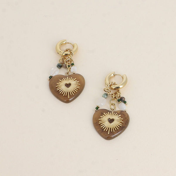 Oorbellen - Pria Heart - Luxedy