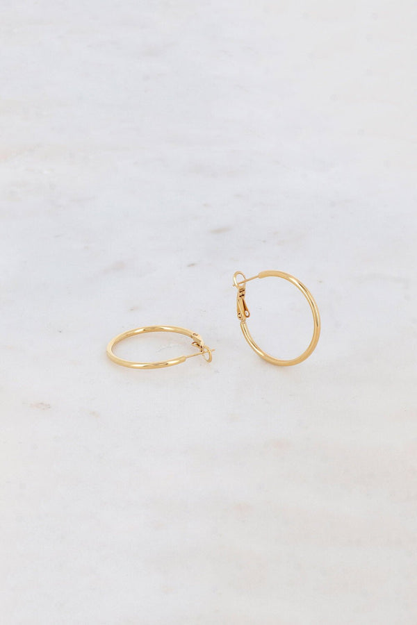 Oorbellen - Sana Creolen (3 cm) - Luxedy