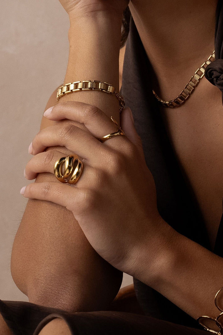 Ring - Knot Gold - Luxedy