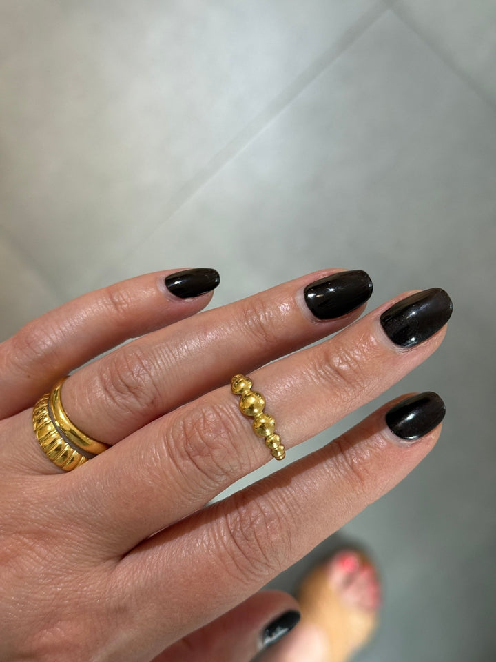 Ring - Lumen Gold Ball Effect - Luxedy