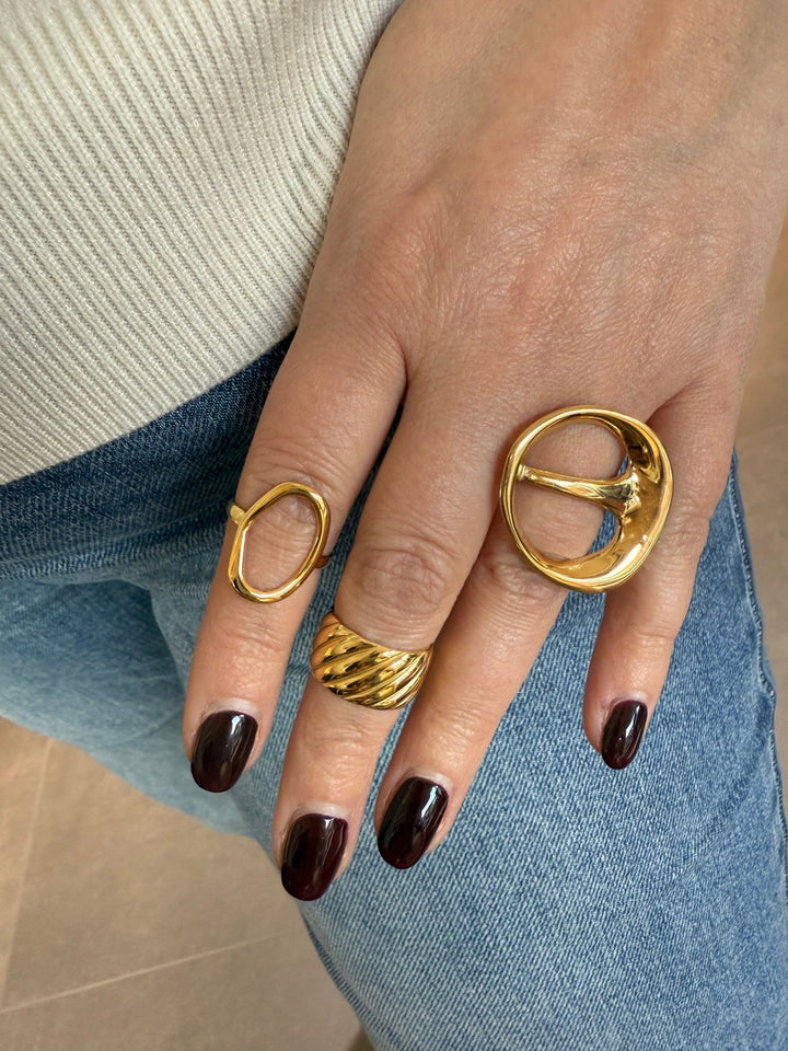 Ring - Rocky Gold - Luxedy