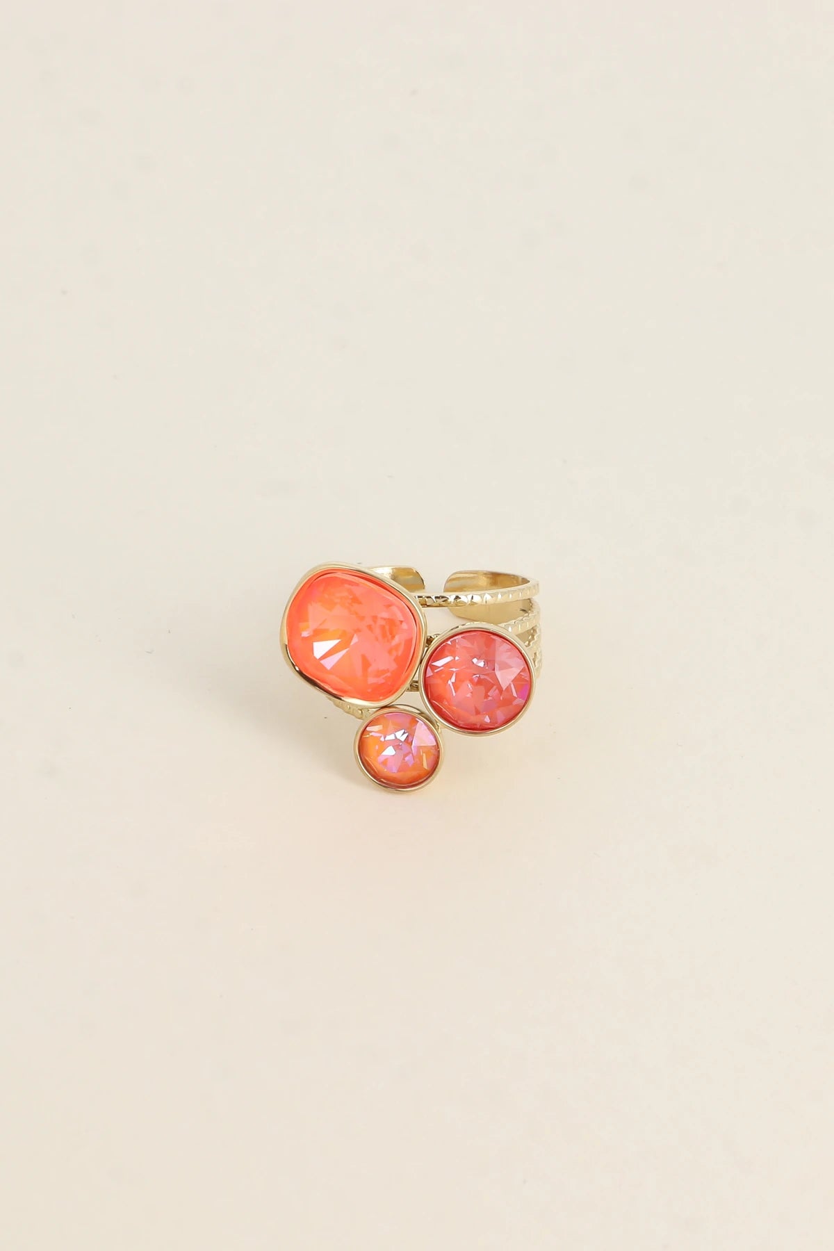 Ring - Triology Swarovski® Apricot - Luxedy