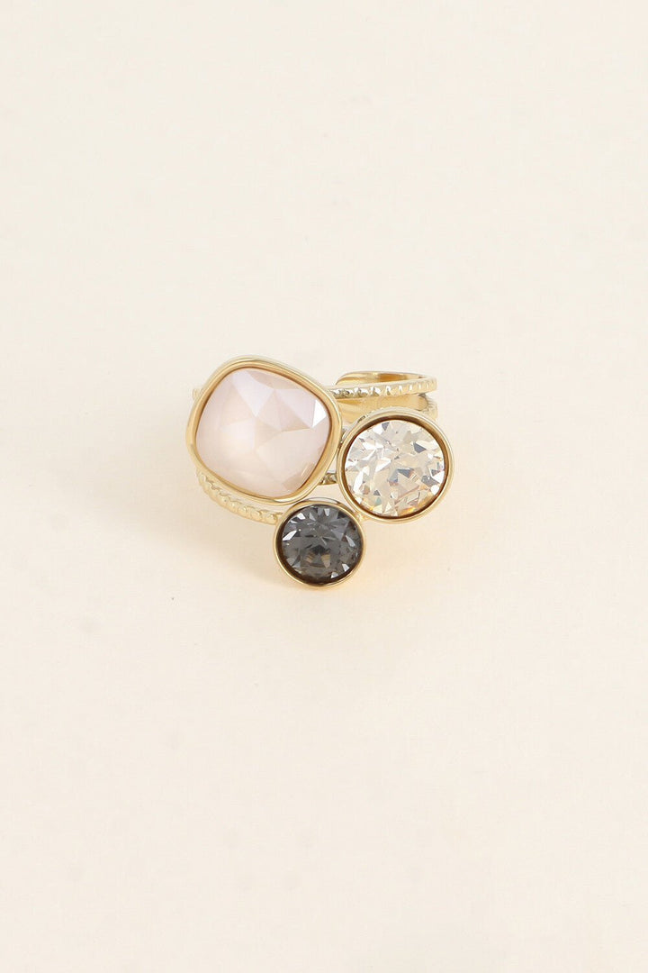 Ring - Triology Swarovski® Beige - Luxedy