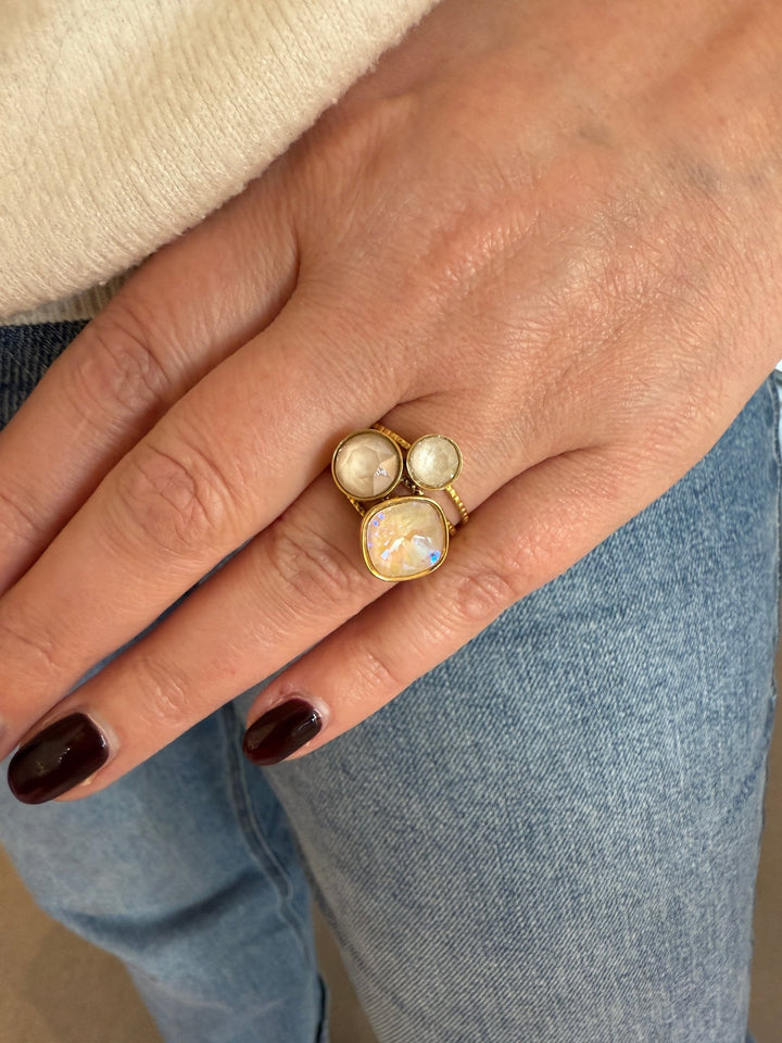 Ring - Triology Swarovski® Ivory - Luxedy