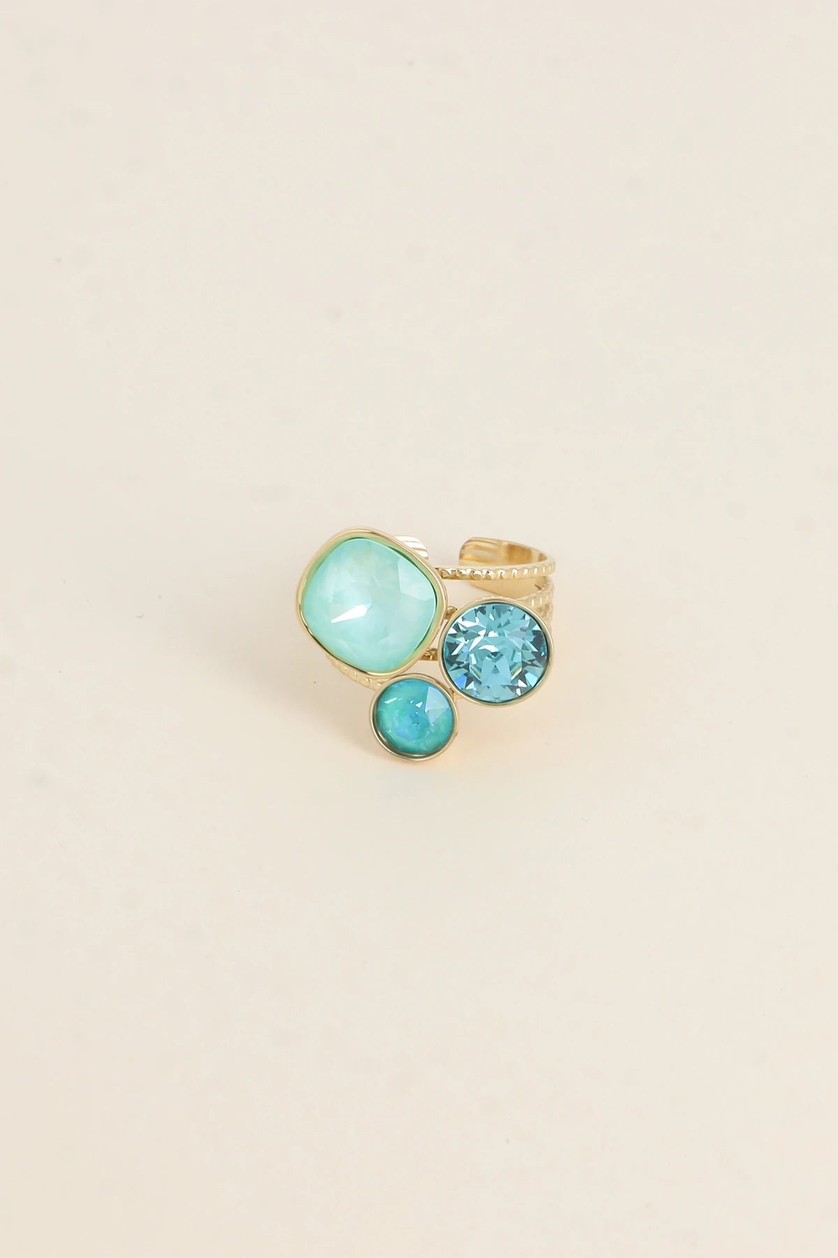 Ring - Triology Swarovski® Pistache Green - Luxedy