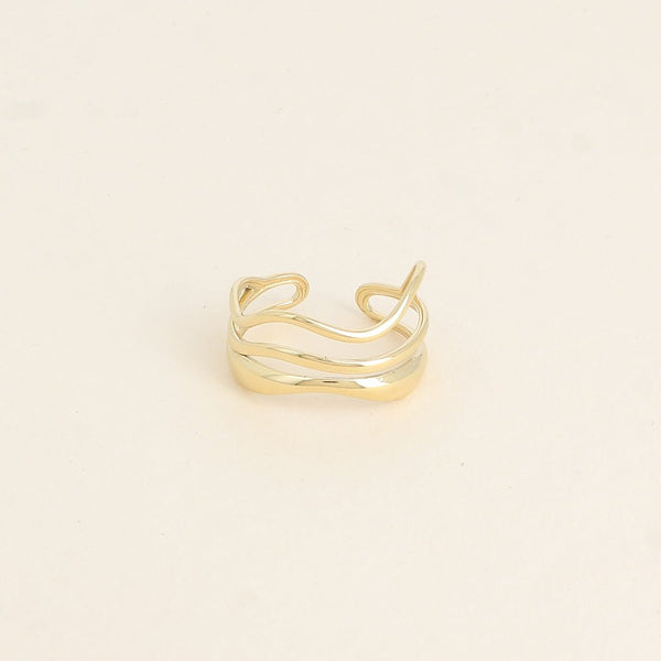 Ring - Wave Gold - Luxedy
