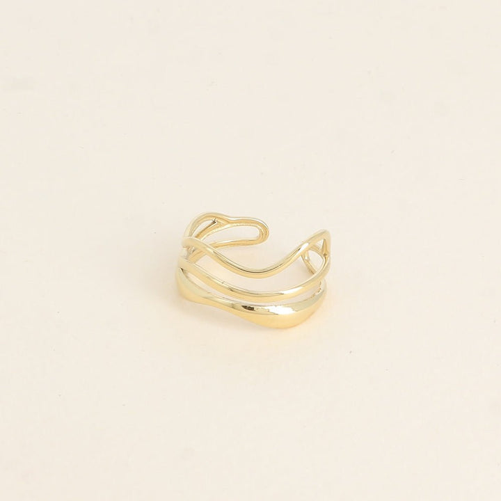 Ring - Wave Gold - Luxedy