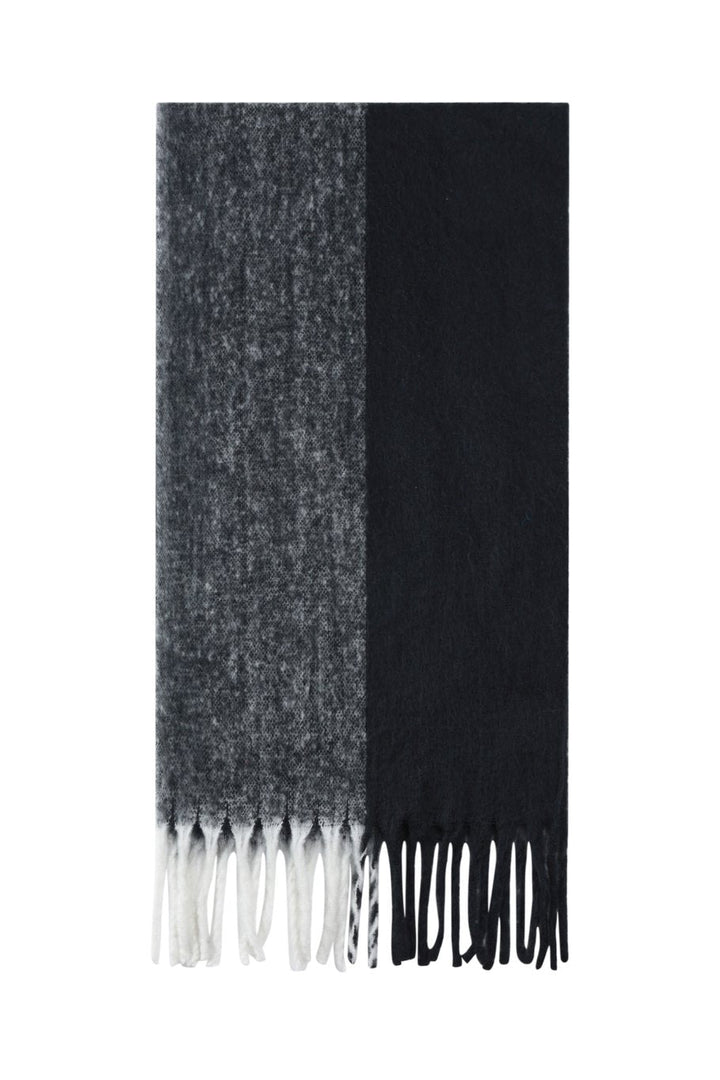 Sjaal Emma Black Duo Mix - Luxedy