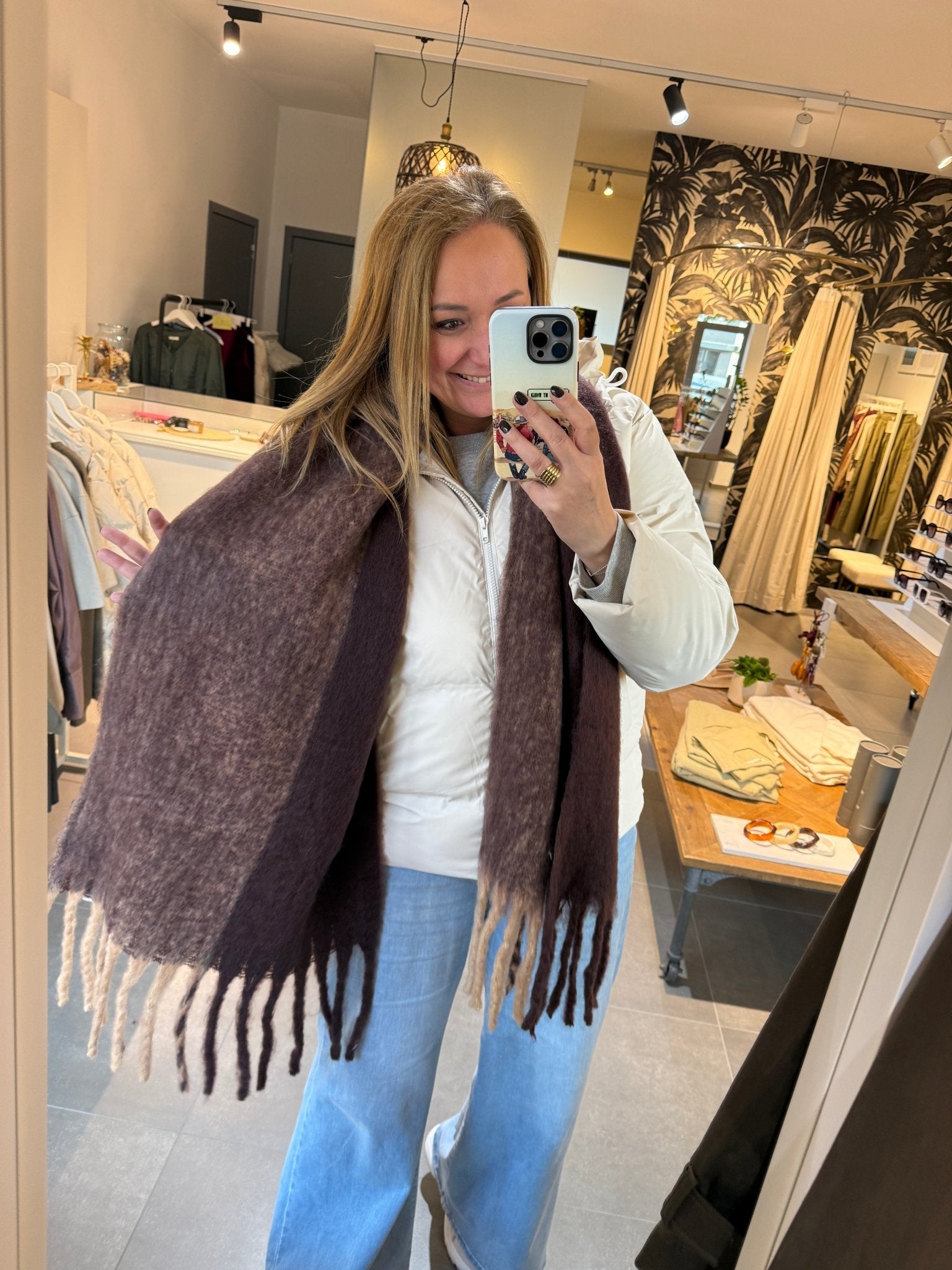 Sjaal Emma Brown Duo Mix - Luxedy