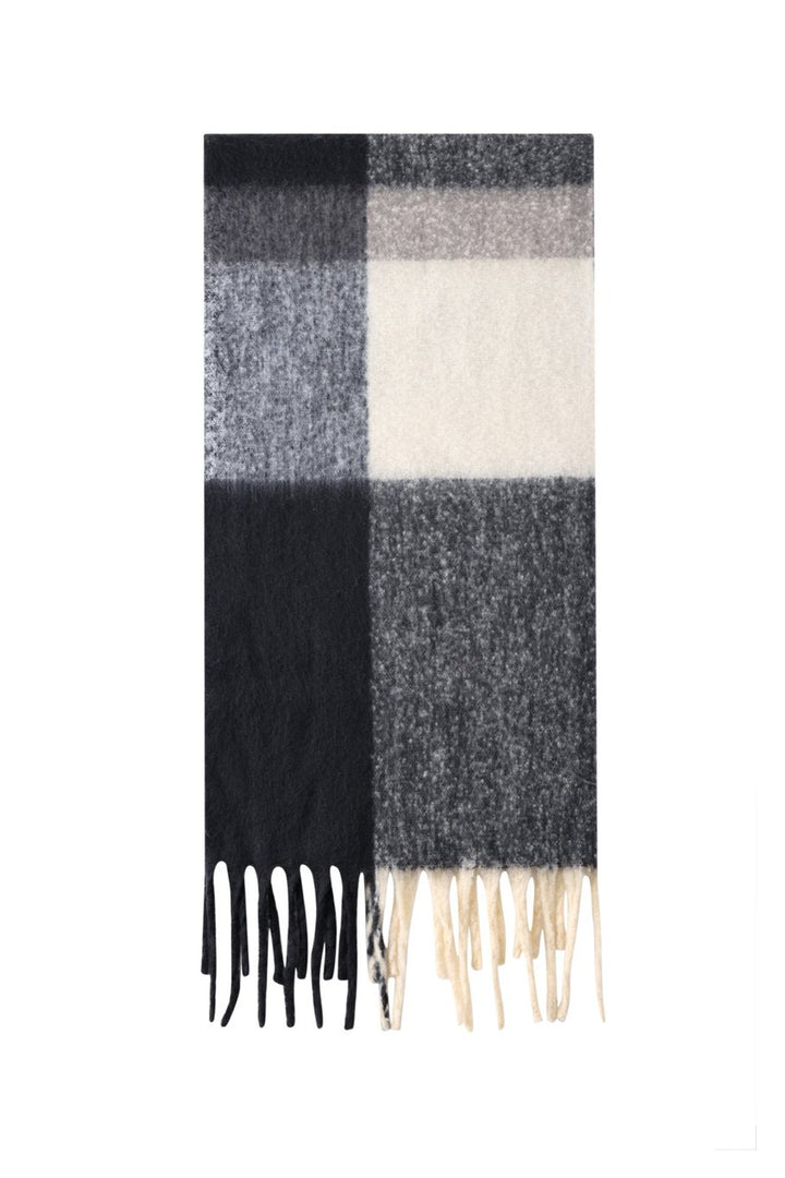 Sjaal Julie Black Plaid - Luxedy