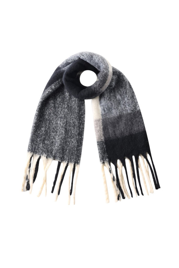 Sjaal Julie Black Plaid - Luxedy