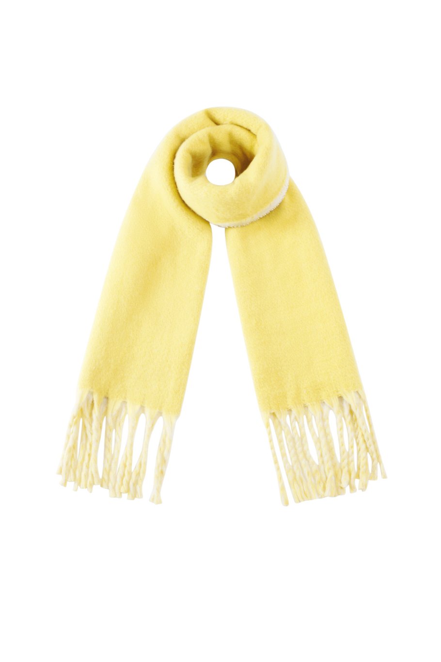 Sjaal Mila Butter Yellow (duo color) - Luxedy