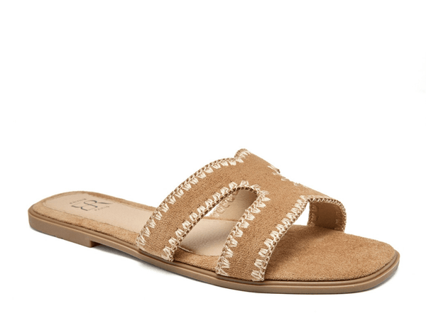 Slippers Oliva Camel - Luxedy