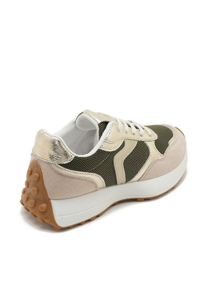Sneakers Sienna Olive Green - Luxedy