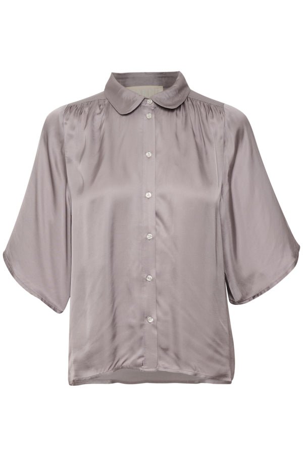 Soaked in Luxury - Blouse Hela Shirt Studio Zinc Grey - Luxedy