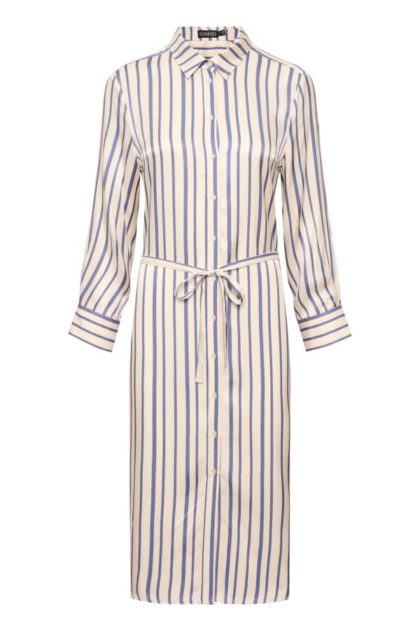 Soaked in Luxury - Jurk Puk Coastal Fjord Stripes - Luxedy