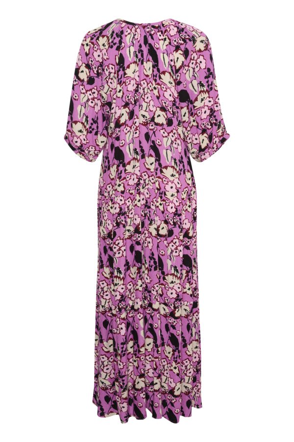 Soaked in Luxury - Jurk Zaya Flowy Maxi Liatris Purple - Luxedy