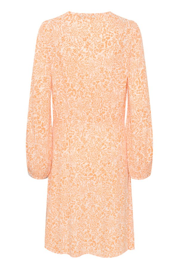 Soaked in Luxury - Jurk Zaya Short Tangerine Ditsy - Luxedy