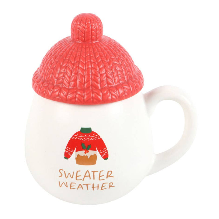 Sweater Weather kerstmok met deksel - Luxedy