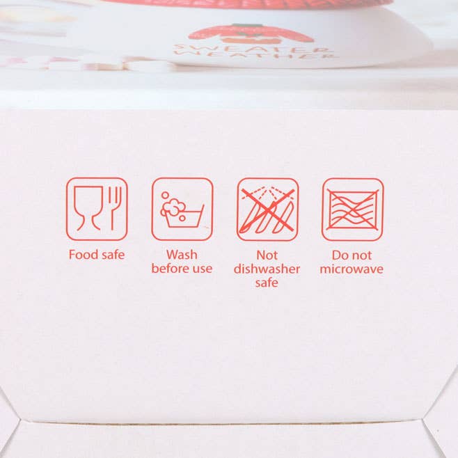 Sweater Weather kerstmok met deksel - Luxedy