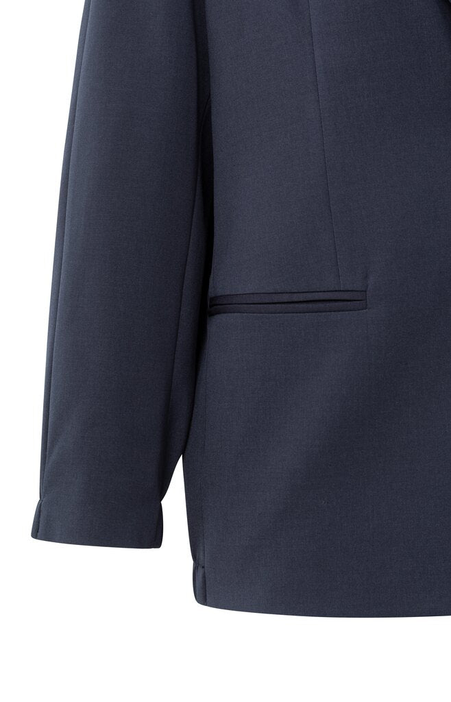 YAYA - Blazer Woven Loose Fit Inkwell Blue - Luxedy
