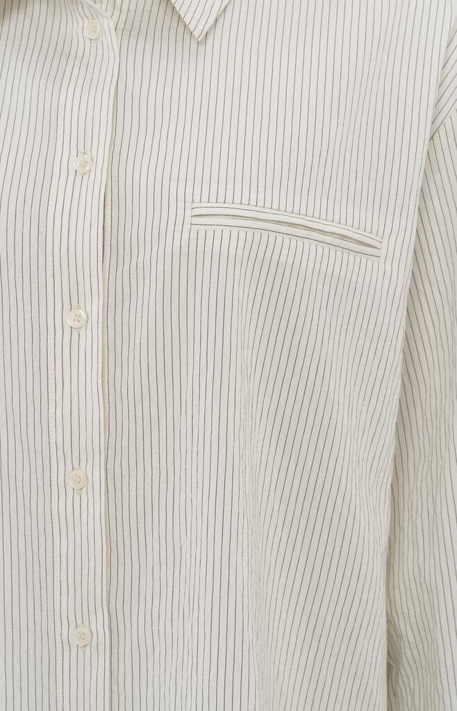 YAYA - Blouse Flowy Pinstripe Shirt Phantom Dessin - Luxedy