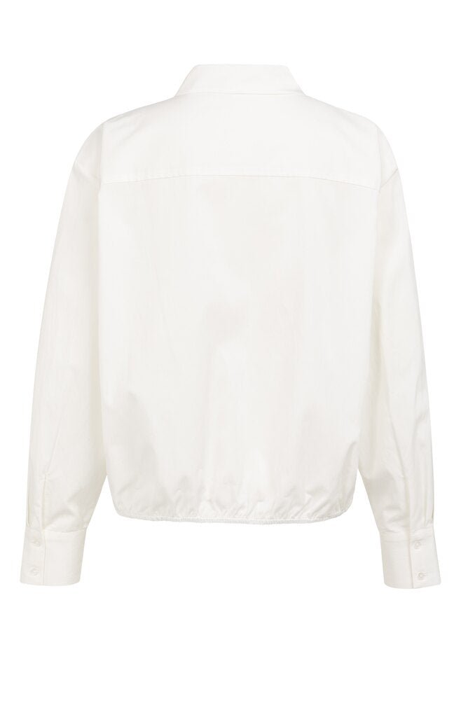 YAYA - Blouse Layered & Knot Offwhite - Luxedy