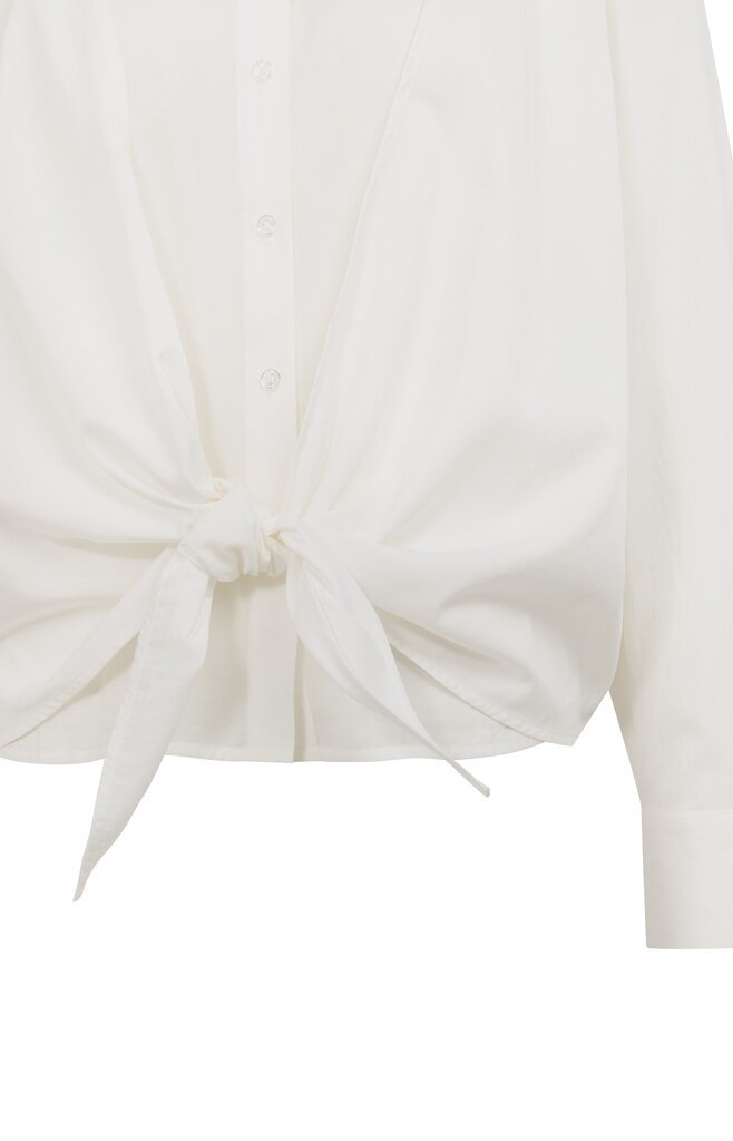 YAYA - Blouse Layered & Knot Offwhite - Luxedy