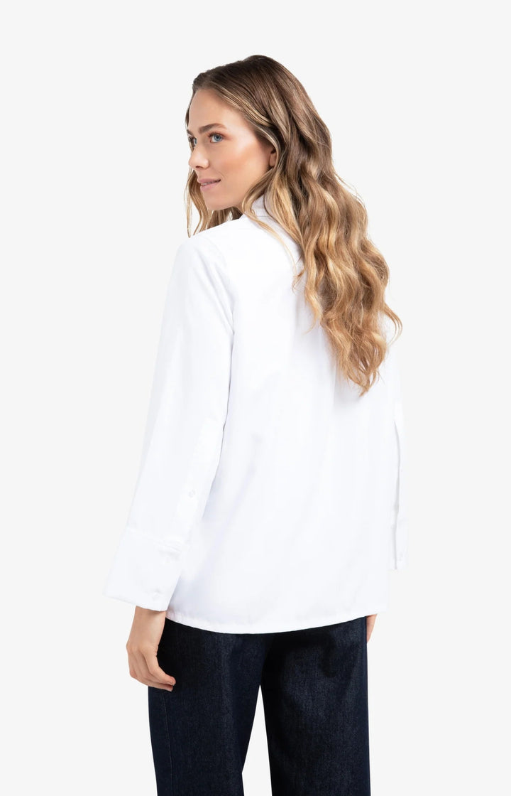 YAYA - Blouse Oversized Pure White - Luxedy