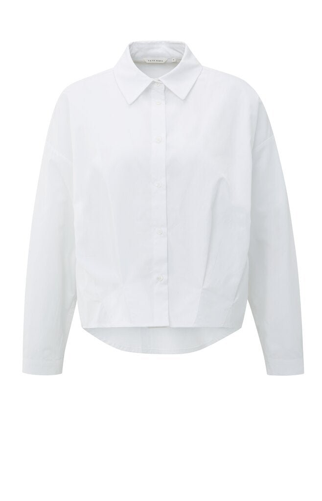 YAYA - Blouse Poplin Pure White - Luxedy