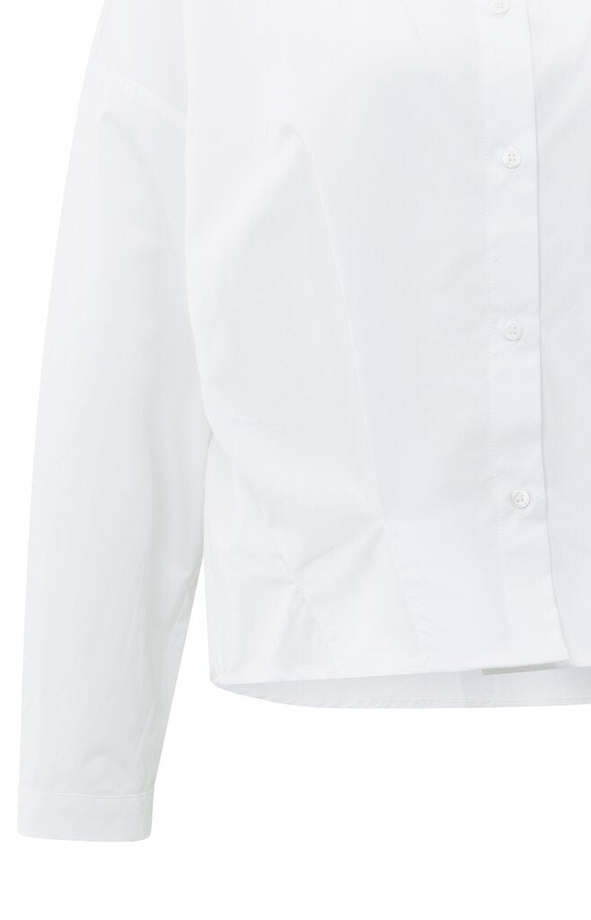 YAYA - Blouse Poplin Pure White - Luxedy