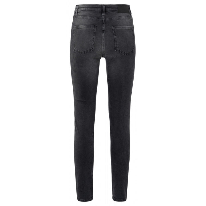 YAYA - Broek High Waist Skinny Jeans Grey - Luxedy