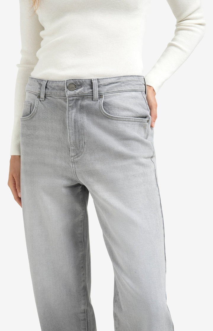 YAYA - Broek Jeans Loose Barrel Fit Light Grey Denim - Luxedy