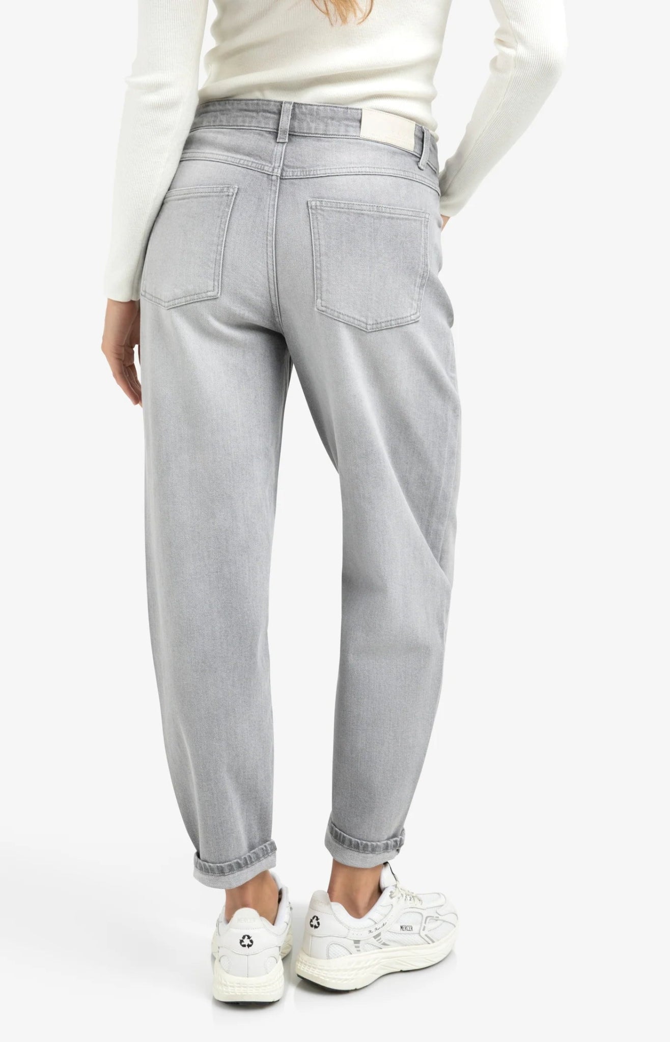 YAYA - Broek Jeans Loose Barrel Fit Light Grey Denim - Luxedy